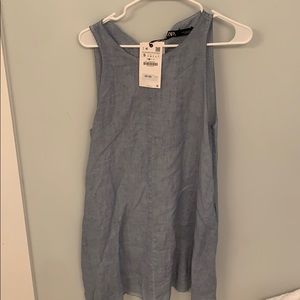 Zara blue dress